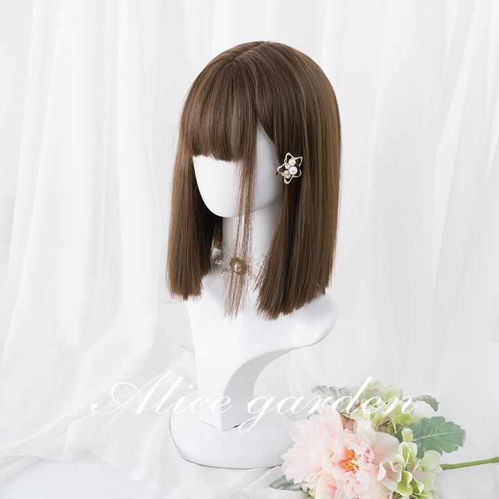 Alicegarden~Caroline~Daily Lolita Medium-Length Straight Wig   