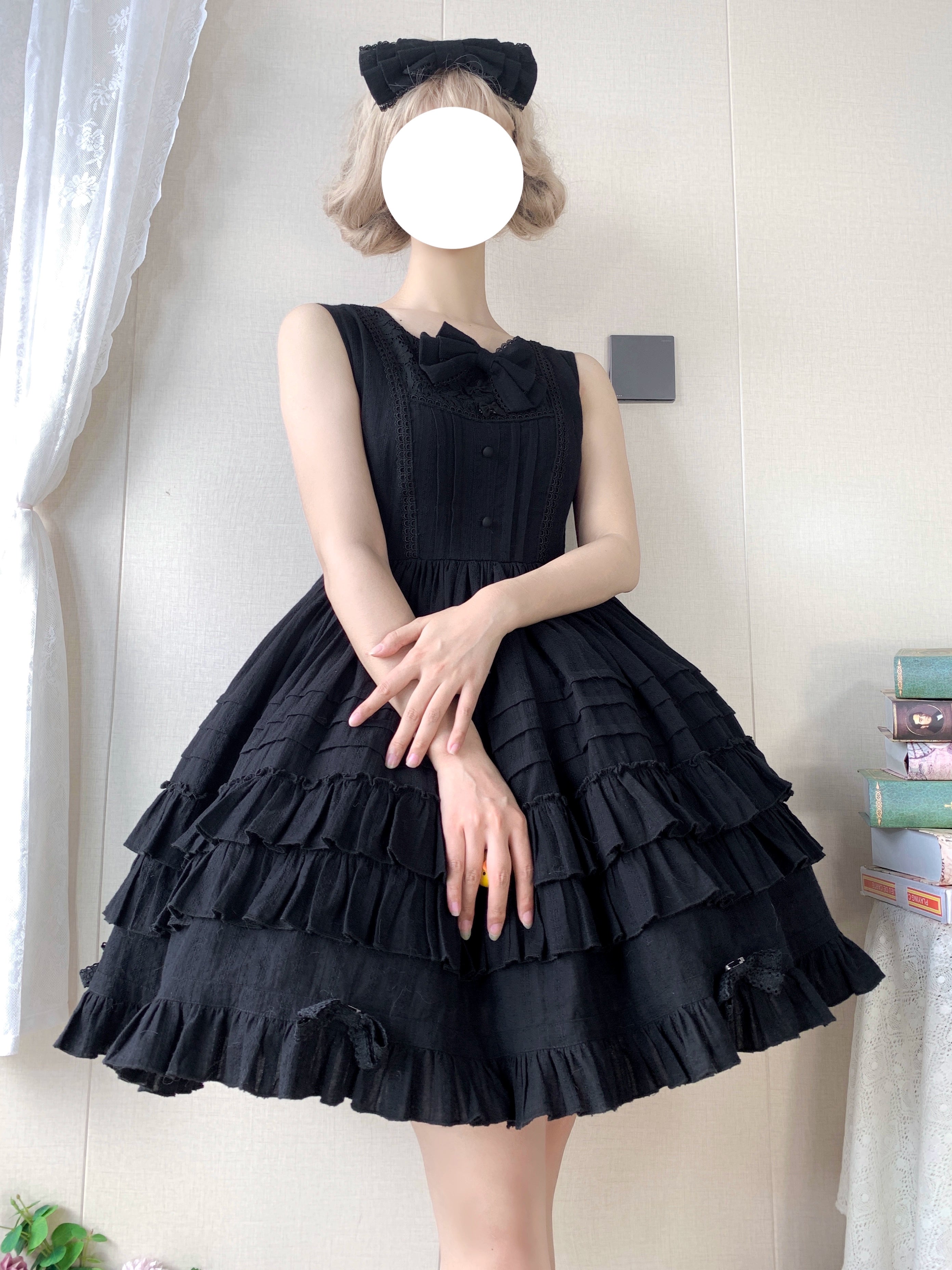 Strawberry Witch - Elegant Lolita Jumper Dress Solid Color JSK