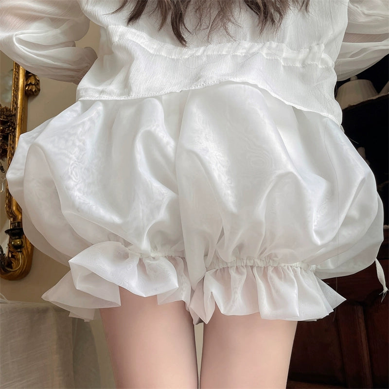 パンツ LEONARD Flower Silk Short Pant Dawning Flat Front Short Multi Hydrangea Online | Zimmermann