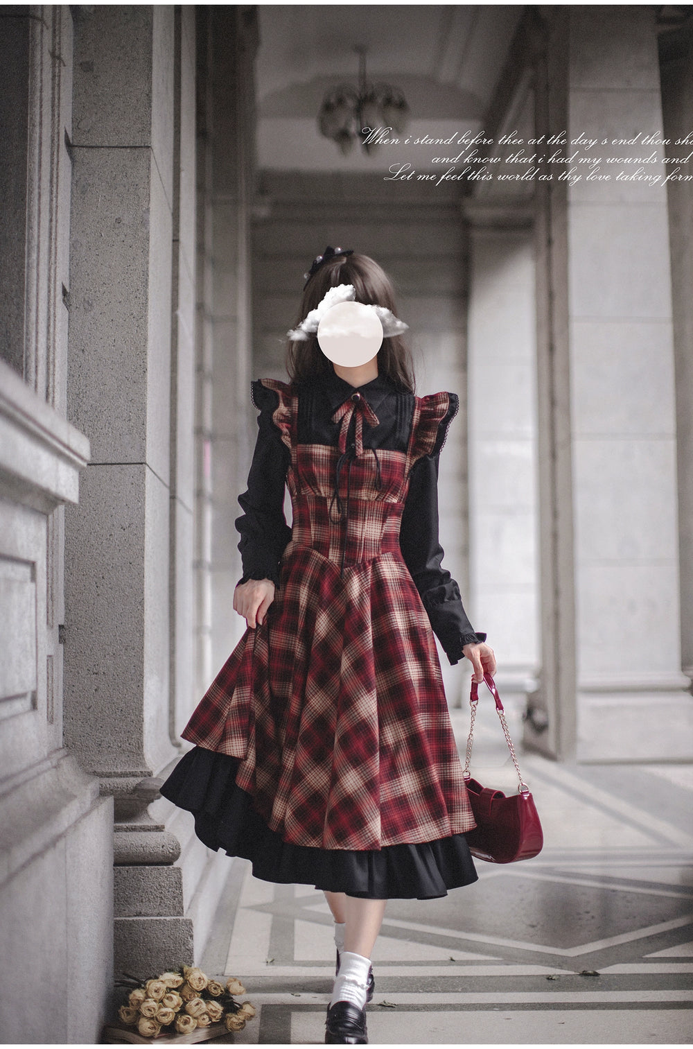 HuTaoMuJK~Madeleine~Classic Lolita JSK Suit Black Lolita Blouse and Coat 40594:668278