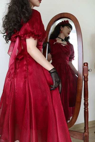 Cyan~Love Wormwood~Elegant Lolita Dress Multicolors   