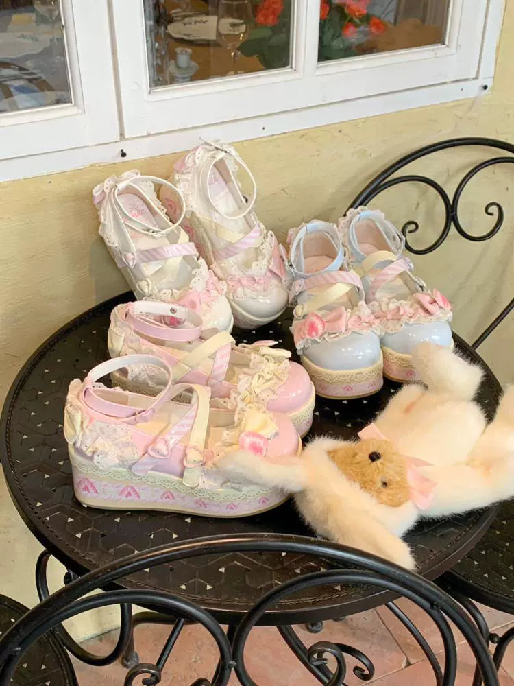 Aimee~Sweet Lolita Shoes High Platform Lolita Shoes 40994:682982