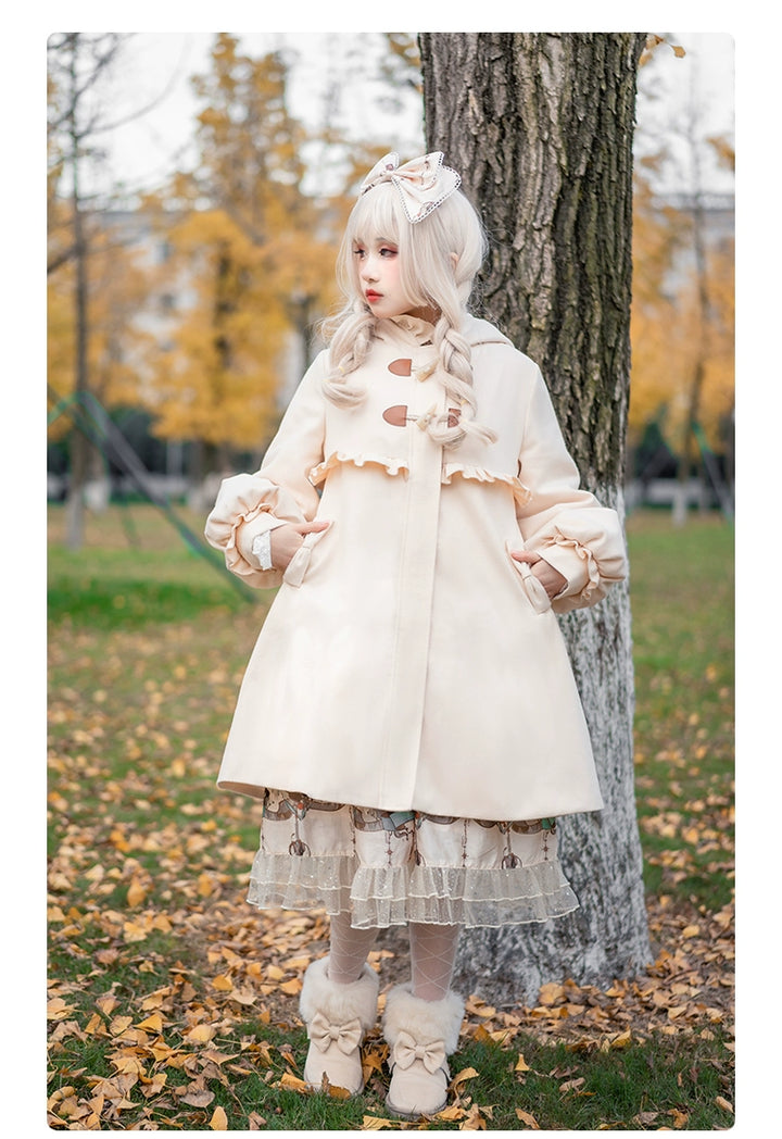 Fairy Cat~Sweet Lolita Coat Autumn and Winter Lolita Outwear   