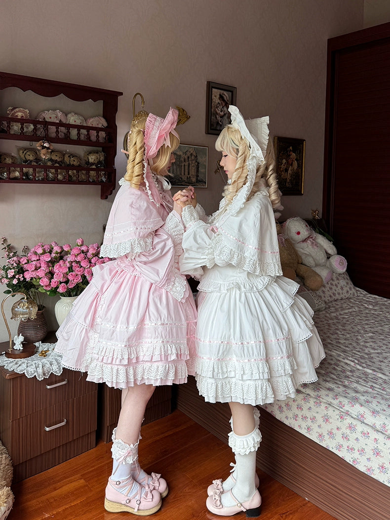 AerialCat - Praying Snowfall - Old School Lolita Skirt Suit Cape Princess Sleeve Shirt 39180:615624