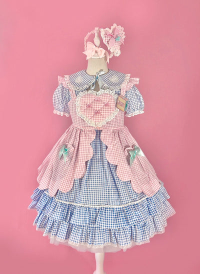 (BFM)Fluff Mollie~Bean Breakfast~Sweet Lolita Overskirt Daily Daily Petaled Skirt 2.0 Pink  
