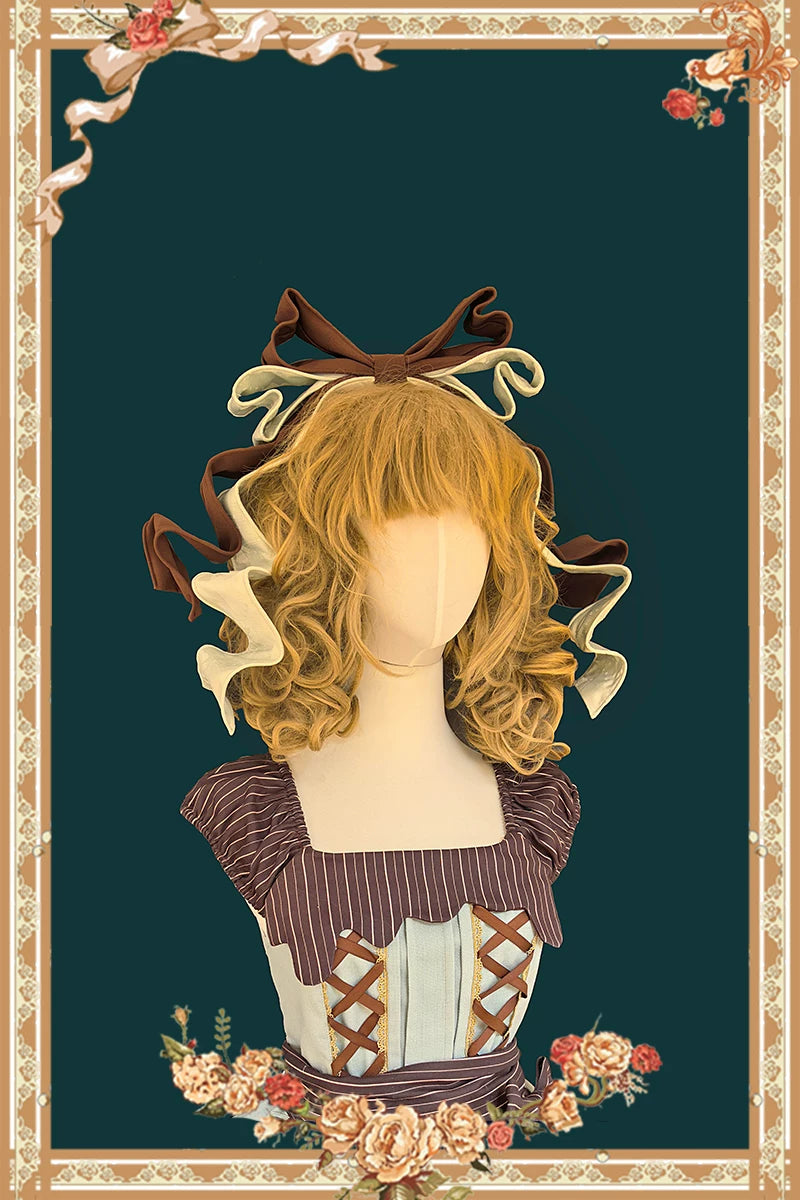 Chandelier - Old School Lolita Dress, Polka Dot, Chandelier Print 44388:806677