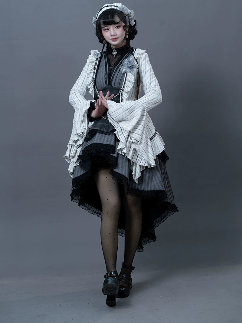 Fantastic Wind~Elegant Lolita Dress Chilly Hime Sleeve Dress   