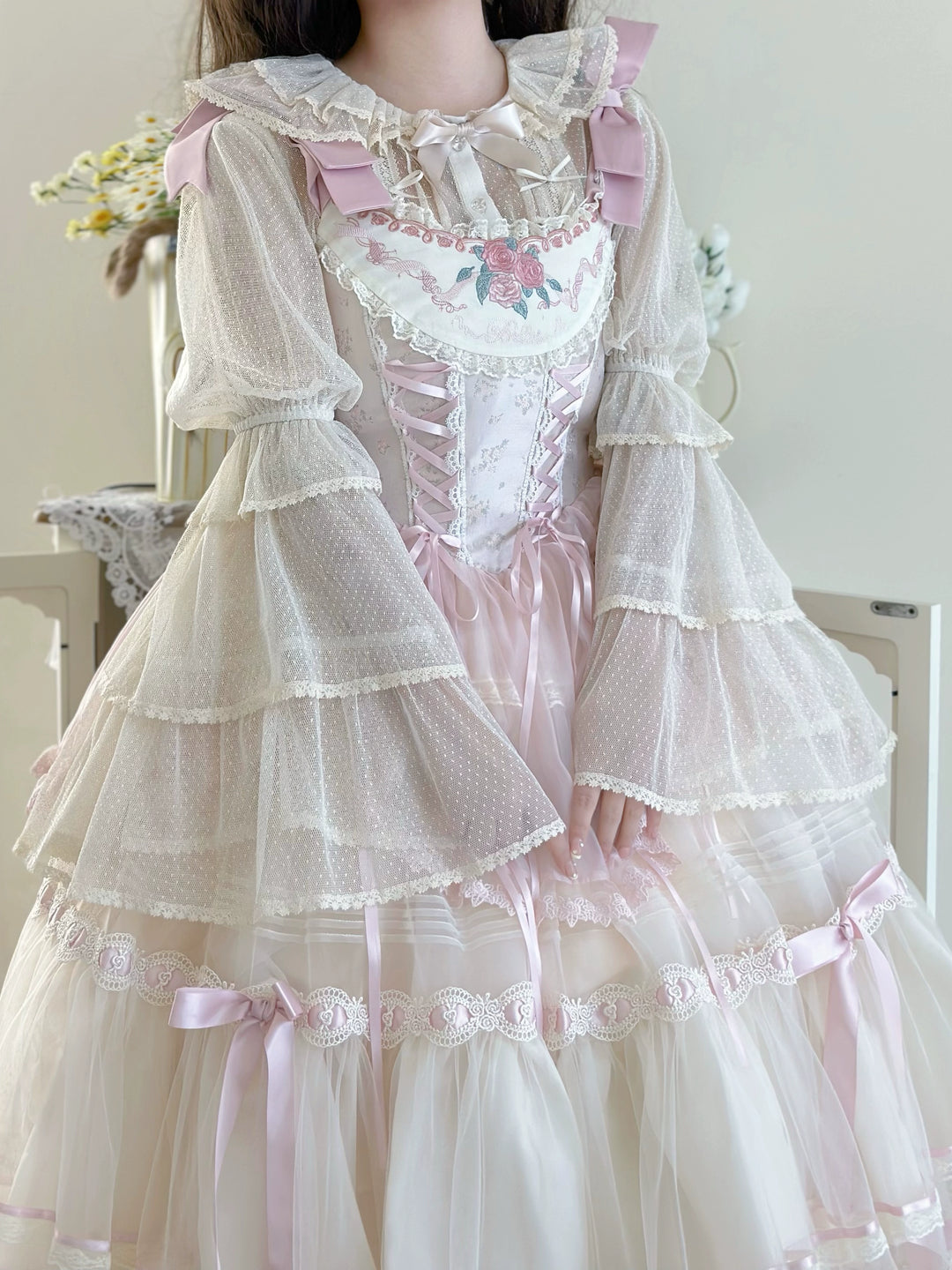 Magic Tea Party~Sweet Lolita Shirt Versatile Princess Sleeve Lolita Innerwear   