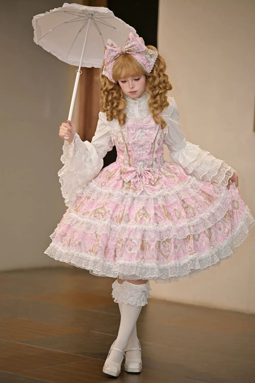 Hanguliang - Candelabra Ode - Doll-like Sweet Lolita JSK Dress, Side Zipper 44097:795882