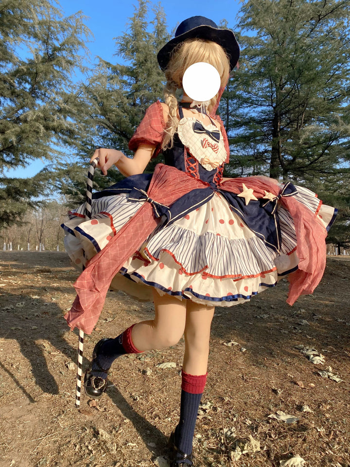 (BFM)Puppet Night~Circus Troupe~Daily Sweet Lolita Halter Dress   