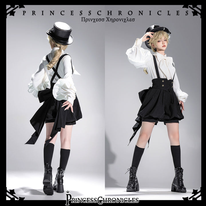 Princess Chronicles~Doll~Ouji Lolita Shirt Retro Elegant Prince Lolita Shorts Suit