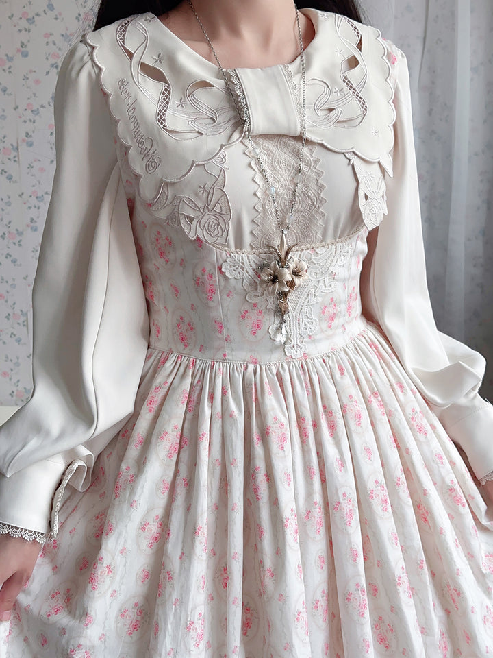 (Buyforme)Miss Point~Happy Summer Elegant Lolita Floral Jumper Skirt   