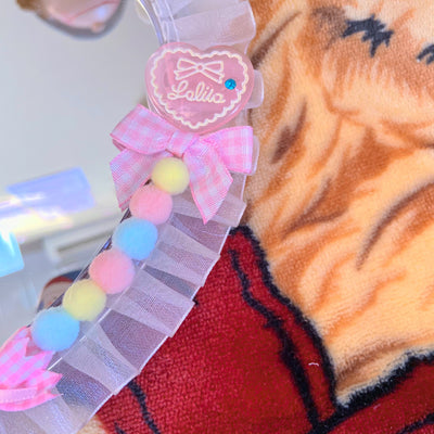 Bear Doll~Little Bear Kindergarten Mirror~Sweet Lolita Portable Lolita Love Mirror   