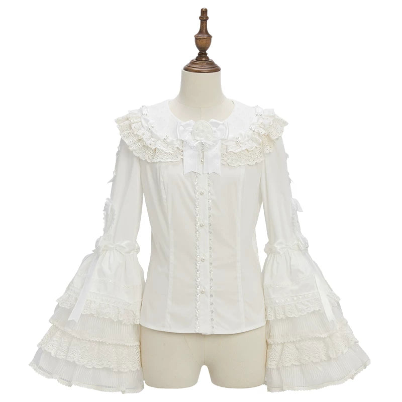 Strawberry Momo Party - Sweet Lolita OP and JSK, Strawberry Print and Cake Embroidery (L M S XL XS) 45548:853169
