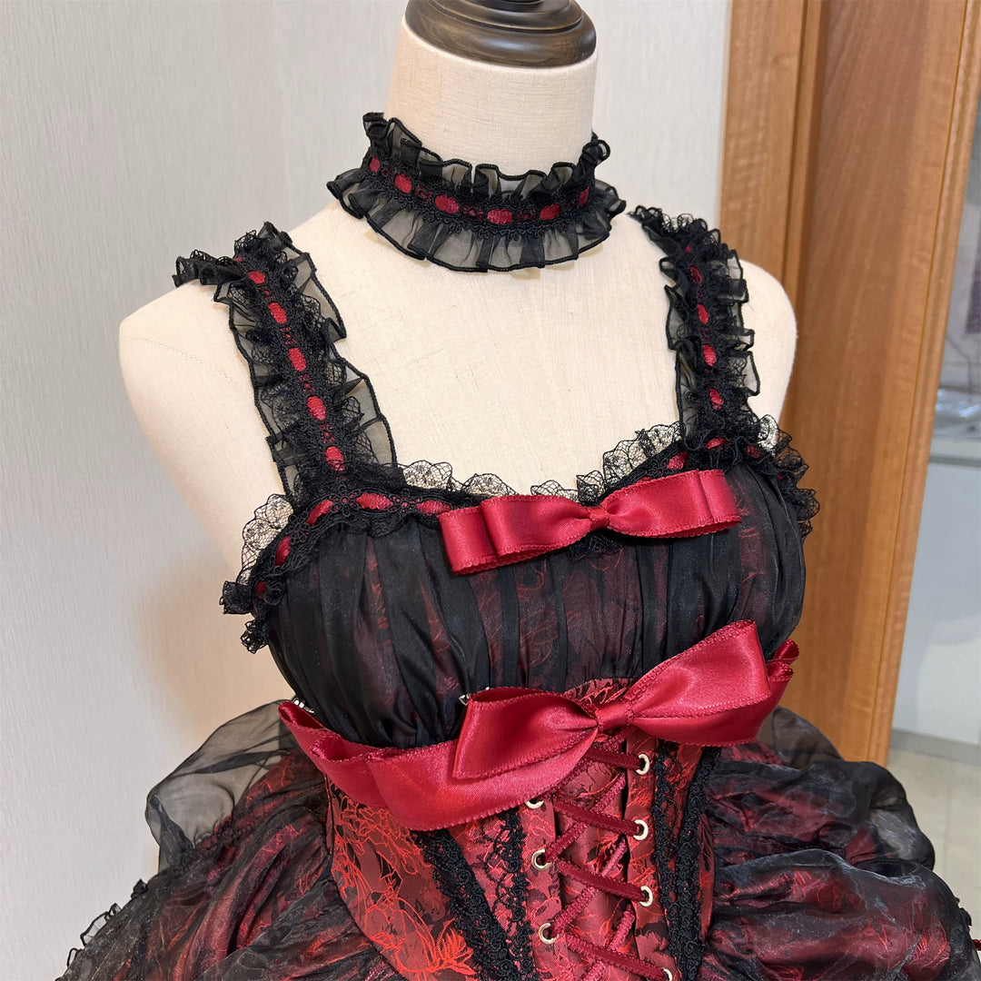 Xiaoxin - Rose Butler - Sweet Lolita JSK Ballet Style Birthday Lolita Dress