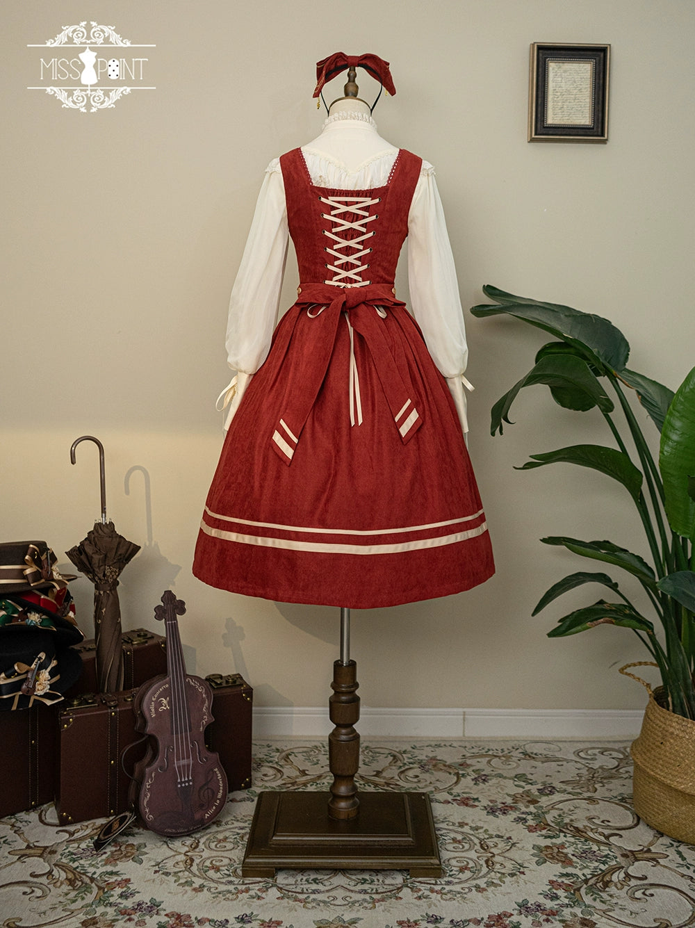 (BFM)Miss Point~Customized Lolita Jumper Dress~Elegant College Lolita JSK 32198:377380