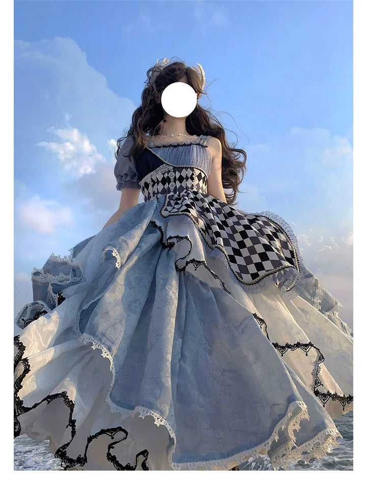 (BFM)Shuangsheng Dream Island~Blooming on the Icefield~Classic Lolita Dress Serpentine Dress   