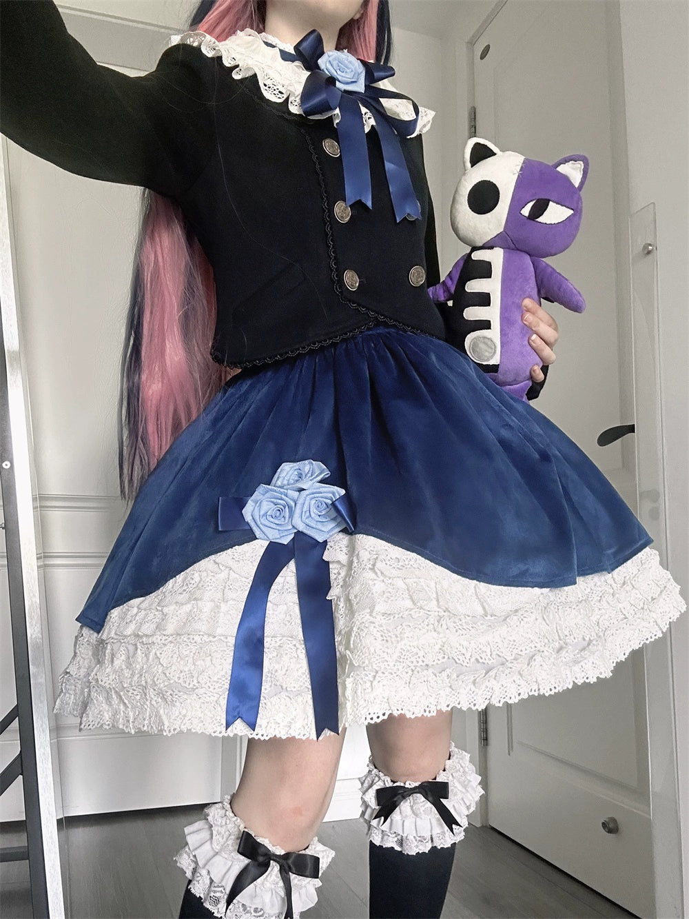 LeMiroir - Winter Solstice - Elegant Lolita Winter Short Coat & SK 44069:794264