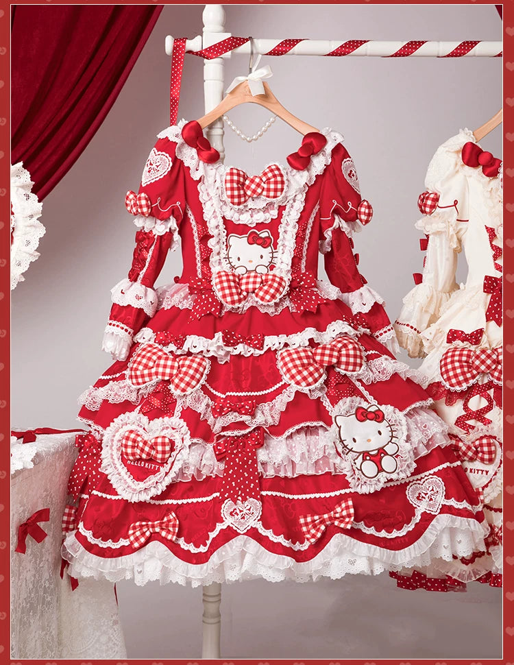IP Collaboration Sweet Lolita OP Dress, Kitty Details 44790:821654