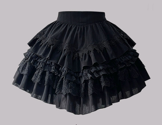 (BFM)Lilizi~Crumbled Gift~Gothic Lolita Bodice Black Skirt Set XS Black Skirt 