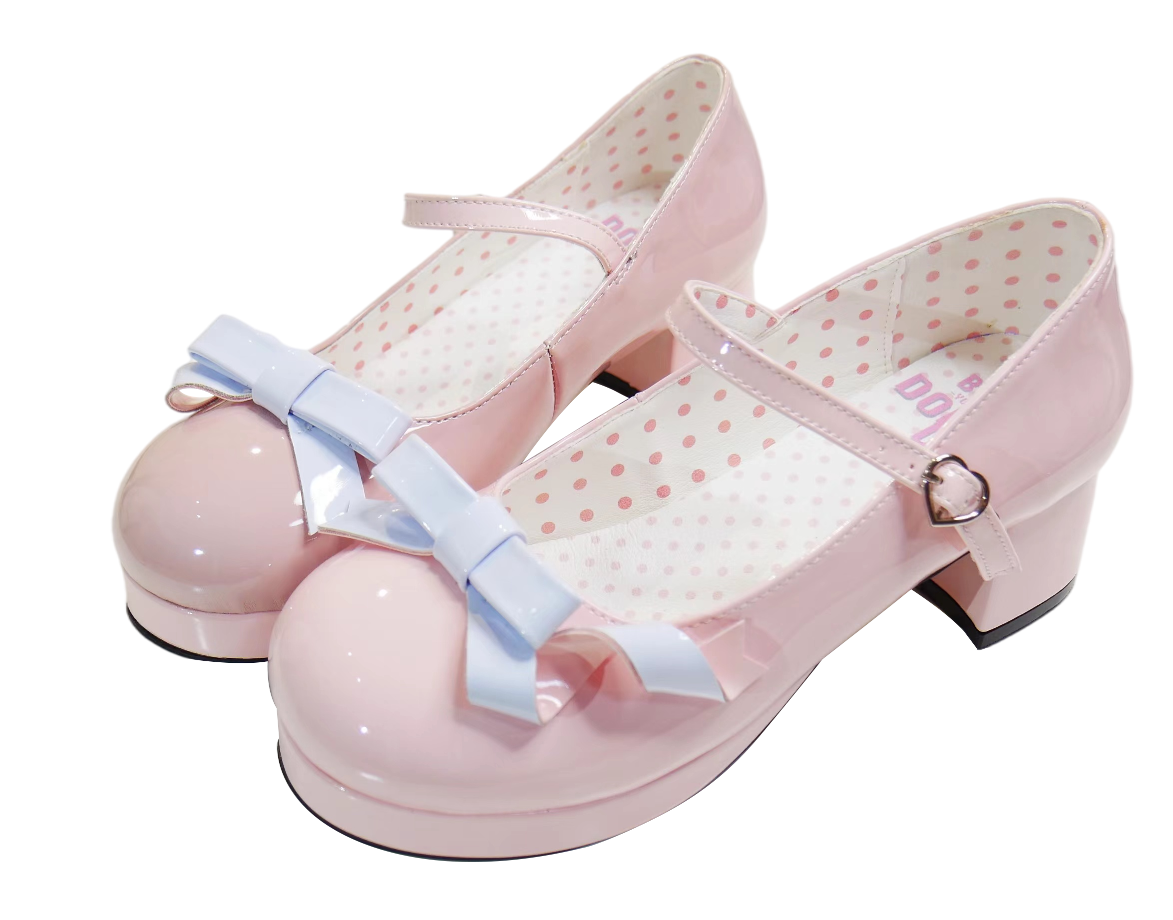 Dolly Doll~Lovers' Gift~Round Toe Middle Heel Mary Jane Lolita Shoes 34 PINK (34 35 36 37 38 39 40 41 / PINK) 32678:397844