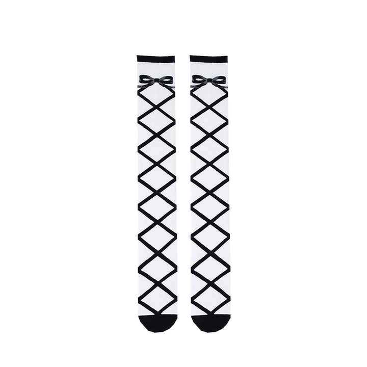 Roji Roji~Sweet Lolita Cotton Mid-Calf Socks   