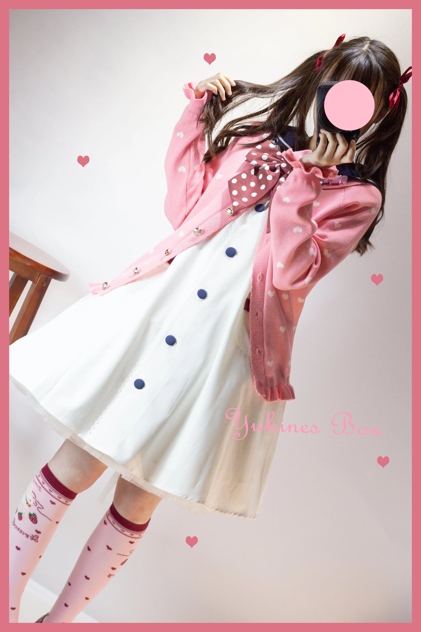 Yukines Box~Sweetheart~Sweet Lolita Short Sweater Mumlticolors   