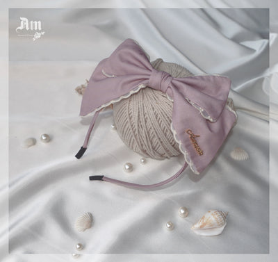 Amnesia~Dream Whale Island~Elegant Lolita Headdress Accessories KC dusty pink 