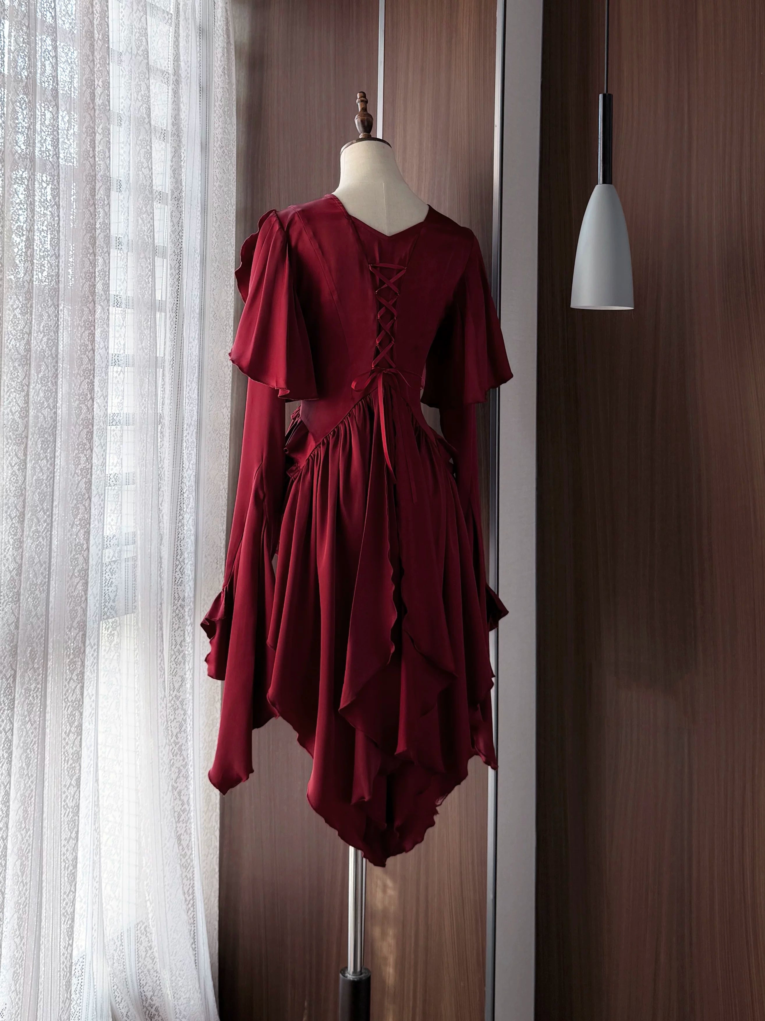 Abyssal Echo - Mermaid Inspired Ouji Lolita Shirt & Side Zipper SK Dress