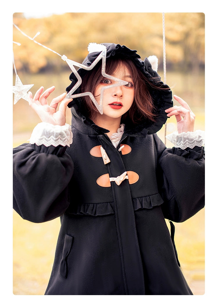 Fairy Cat~Sweet Lolita Coat Autumn and Winter Lolita Outwear