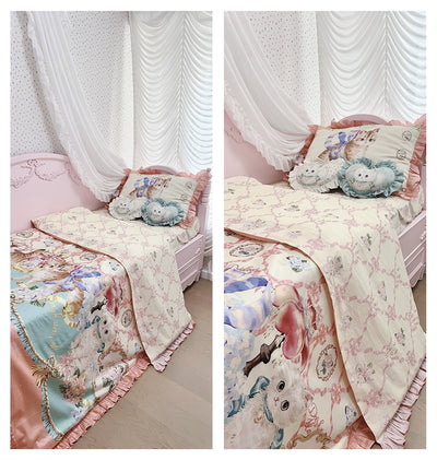 Dark Star Island~Cat Fantasy~Kawaii Lolita Cat Print Bedding   