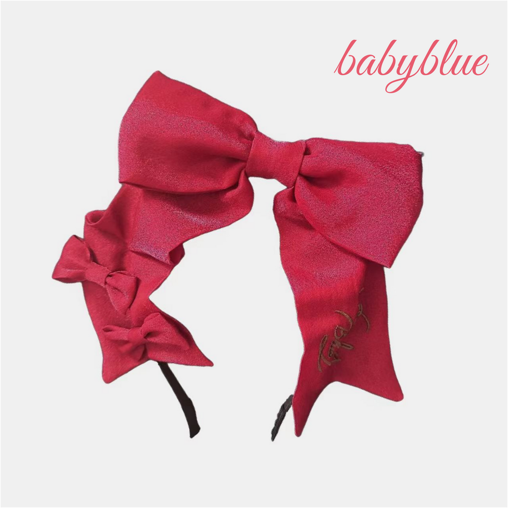 Babyblue~Strawberry Box~Sweet Lolita Voile Headdress Set Free Size Red - Embroidered KC Only