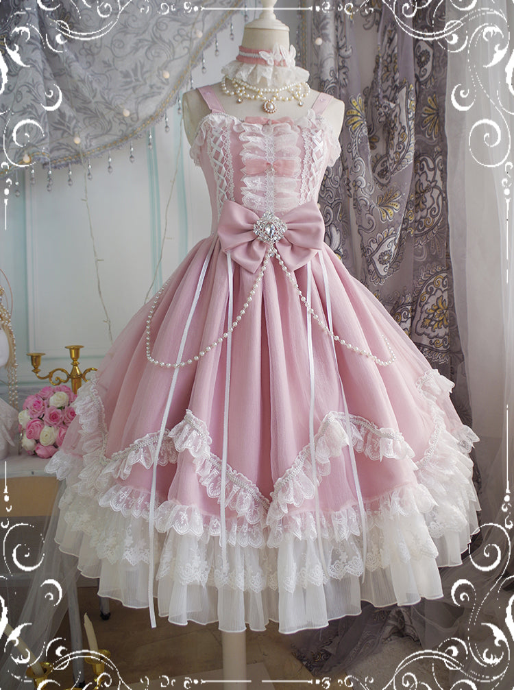 (Buyforme)Fairy Tales~Fate Quartet Bridal Lolita Gothic JSK Dress   