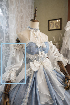 (BFM)Guaji~Cinderella~Sparkling Lolita Dress Gorgeous Wedding Dress S Puffy sleeves 