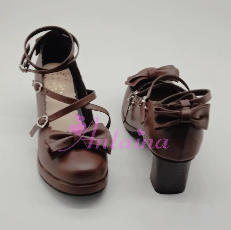 Antaina~Lolita Tea Party Heels Shoes Size 37-40 4046:573836