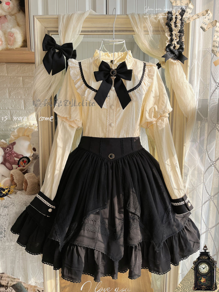 (Buyforme)Uncle Wall Original~Rich Girl~Elegant Lolita SK and Shirt   