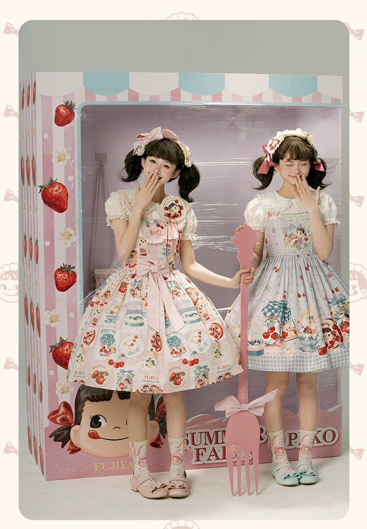 Summer Fairy~IP Collab Kawaii Lolita JSK Shirt Candy Box Hat   