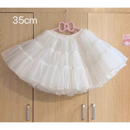 Sugar Girl~Sweet Layered Cake~Sweet Lolita JSK with Detachable Apron 35cm petticoat Only S