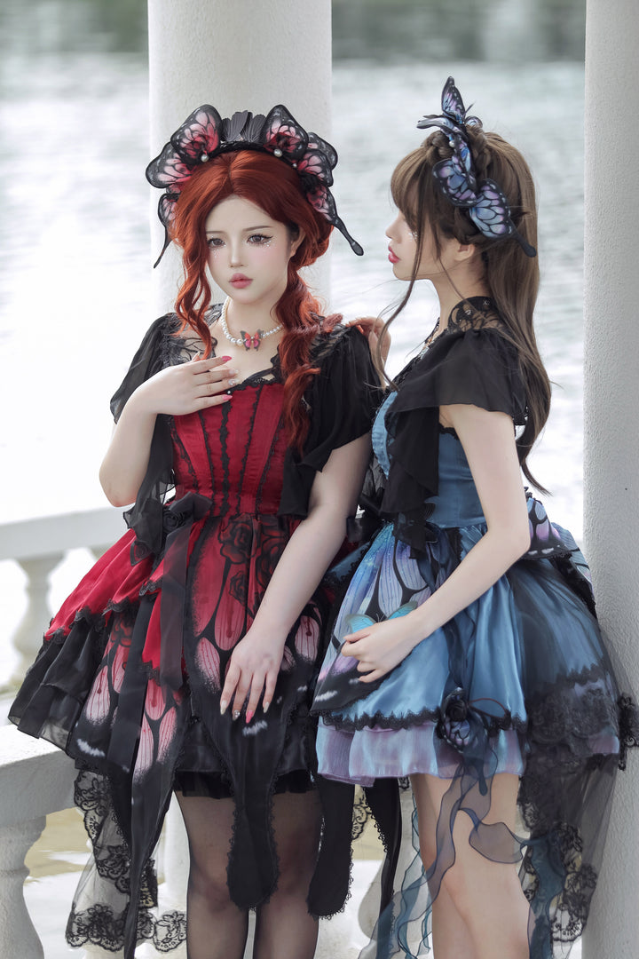 Star fantasy~Butterfly Ballet~Gothic Lolita Butterfly Shaped Accessories   