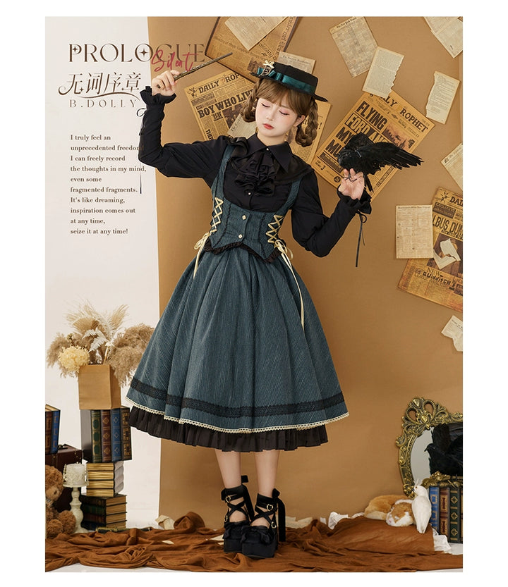 Baduoni~No Word Prologue~Classic Lolita JSK Suit Bust-supporting Dress