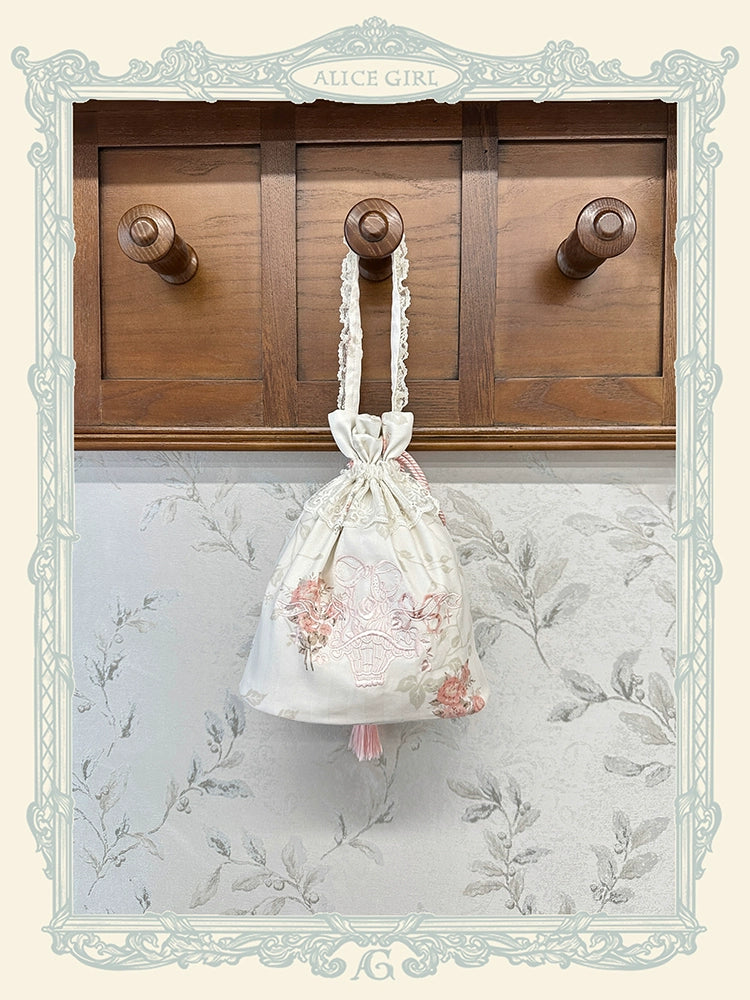 Alice girl~Night Rose~Retro Lolita Bag Embroidered Handbag Multicolors   