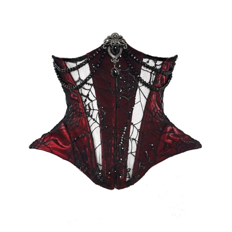 Blood Supply - Duchess - Velvet Gothic Lolita Dress, Corset & Skirt (Corset / L M S XL) 34620:464106