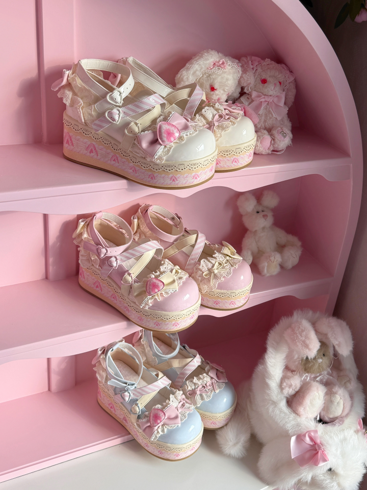 Aimee~Sweet Lolita Shoes High Platform Lolita Shoes