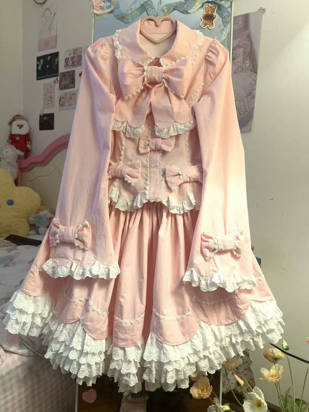 Ginkgo Needle Lolita~Spring Snow~Sweet Lolita Skirt Long-Sleeved Shirt 42082:725394