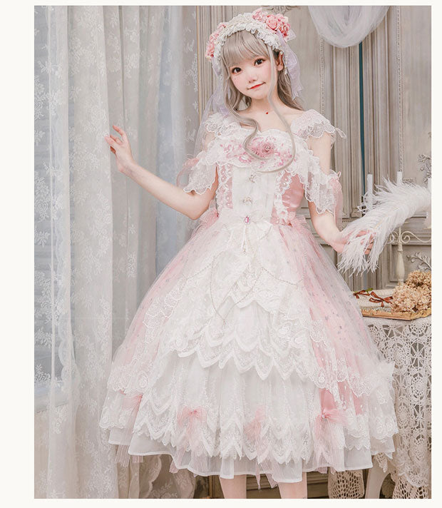 Cat Fairy - Glaze Illusion - Magnificent Wedding Lolita Tea Party Dress