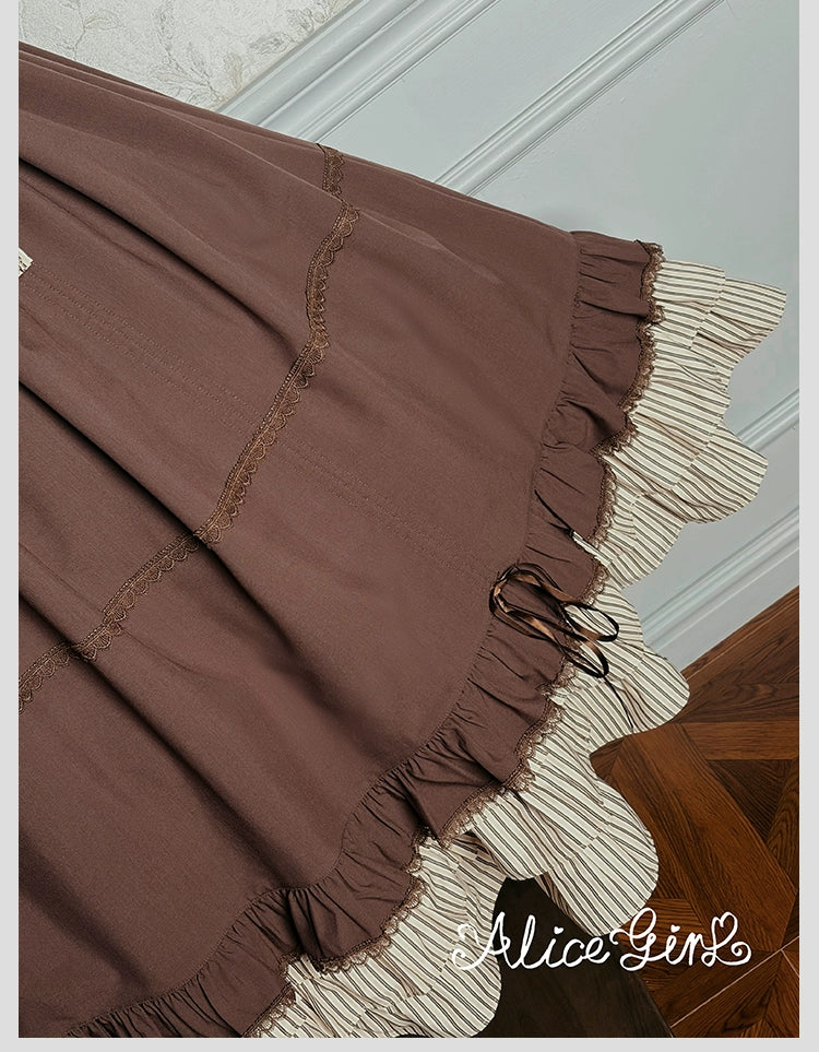 Alice Girl - Duke of Victoria - Classic Lolita SK & Overskirt Set 44092:794961