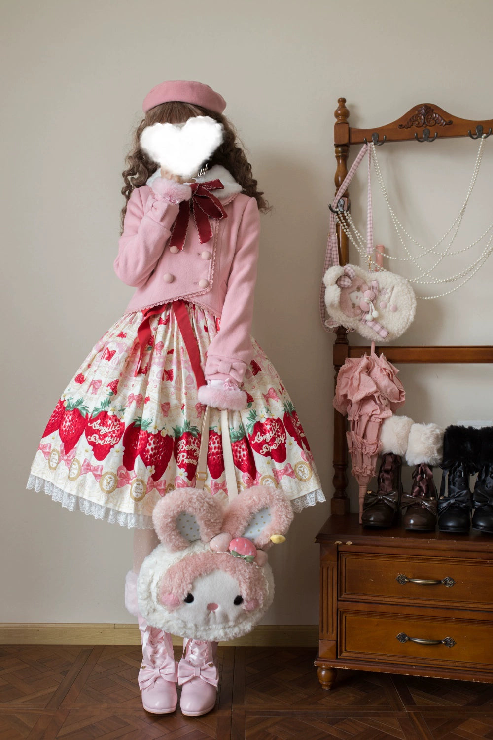 LeMiroir - Winter Solstice - Elegant Lolita Winter Short Coat & SK 44069:794281