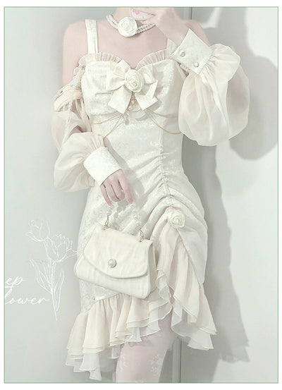 (BFM)Melonshow~Chinese Style Lolita Dress~Camellia 2.0 Cheongsam Mermaid JSK   