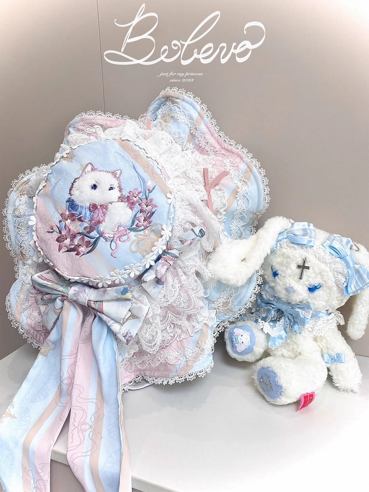 Bolero~Liliana Cat~Sweet Lolita Gorgeous OP Dress with Soft Lace & Organza (L M S XL XS) 42986:760510