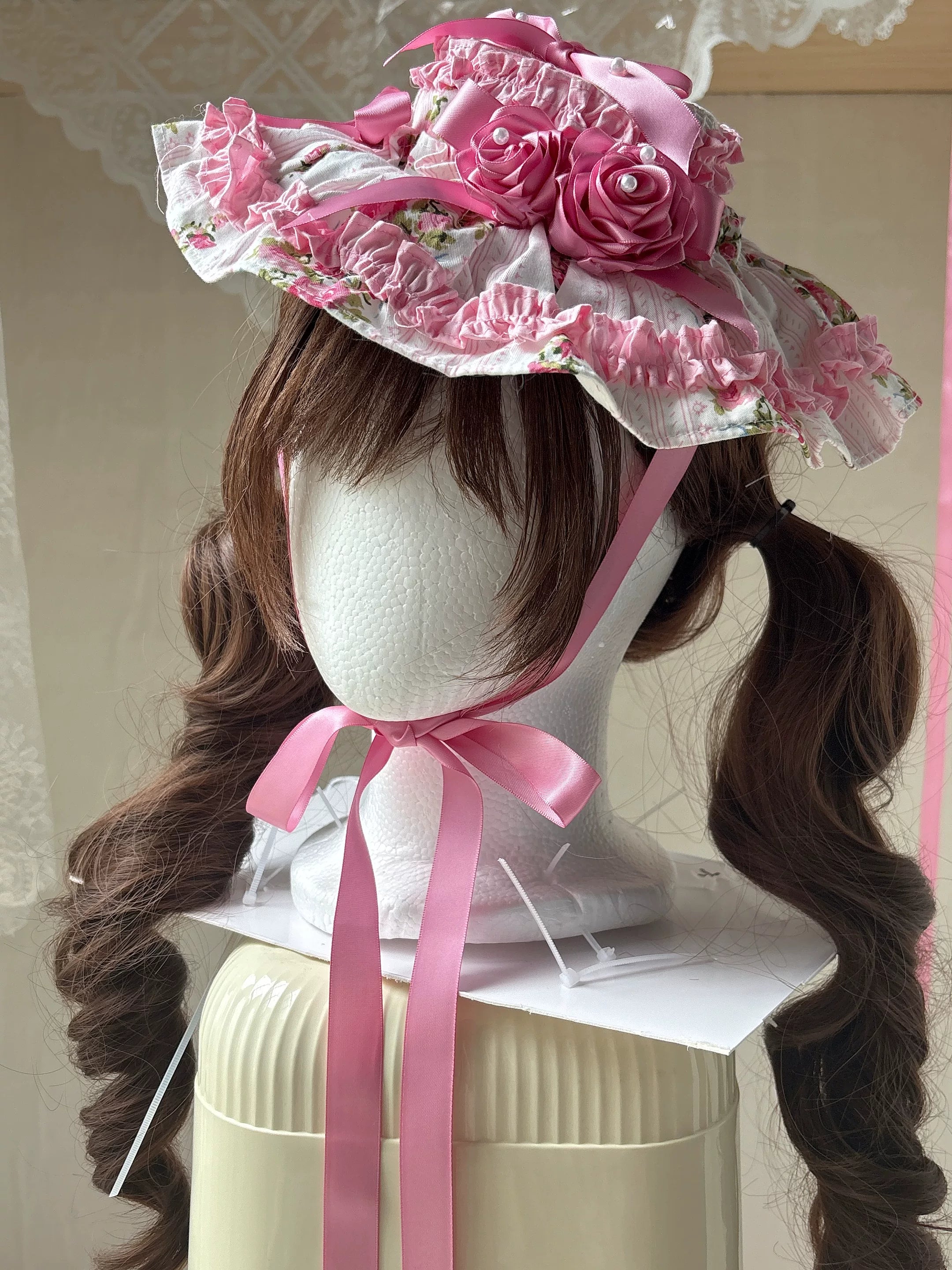 Blossom Whispers - Old School Lolita Cotton JSK Dress, Floral Print